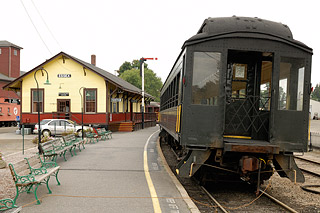 Bahnhof der Essex Steam Train