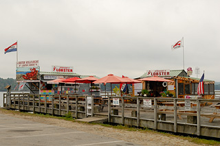 Lobsterverkaufs in Wiscasset
