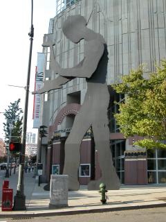 Hammering Man vor dem Seattle Art Museum